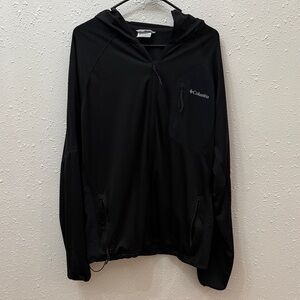 Columbia Black Full-Zip Hooded Jacket